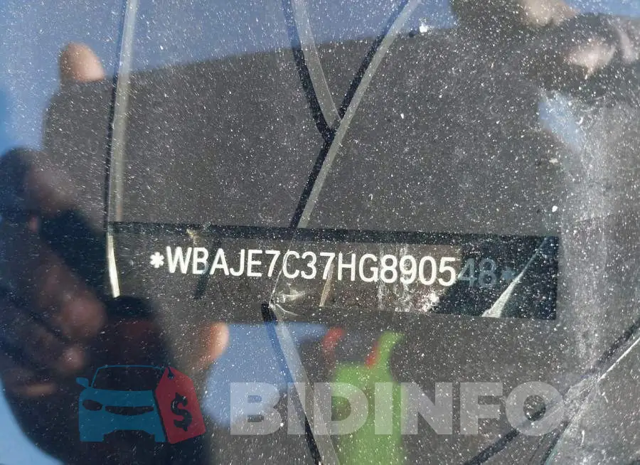WBAJE7C37HG890548 Photo# 9