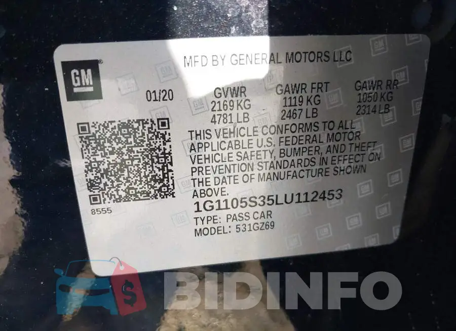 1G1105S35LU112453 Photo# 9