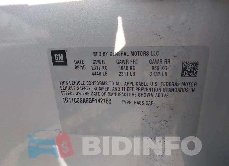 1G11C5SA8GF142188 Photo# 9