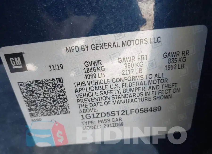 1G1ZD5ST2LF058489 Photo# 9