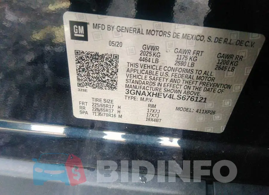 3GNAXHEV4LS676121 Photo# 9