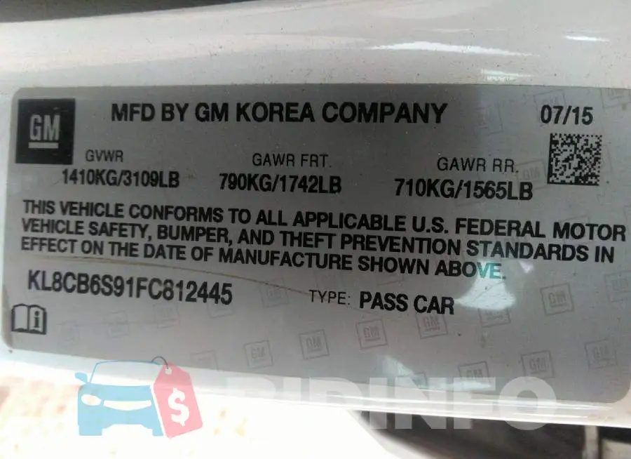 KL8CB6S91FC812445 Photo# 9