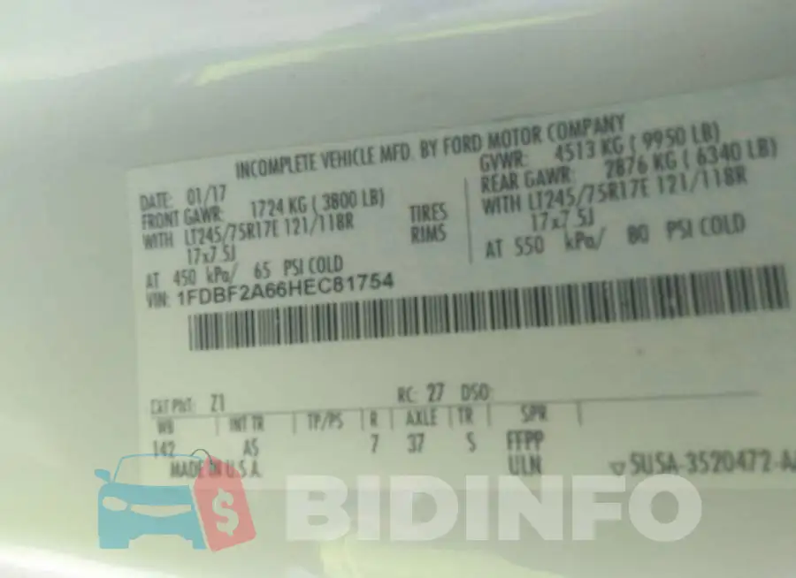 1FDBF2A66HEC81754 Photo# 9