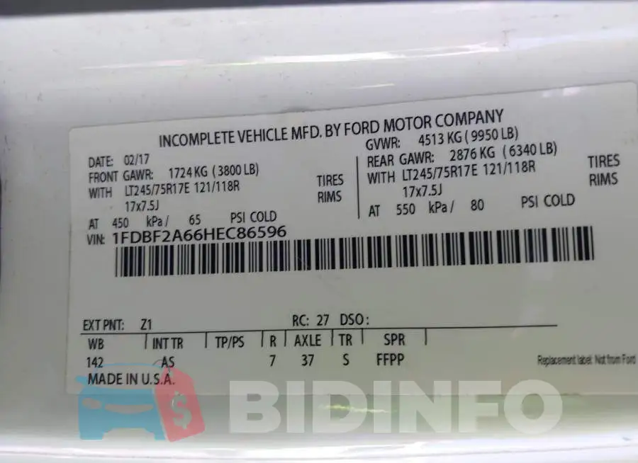 1FDBF2A66HEC86596 Photo# 9