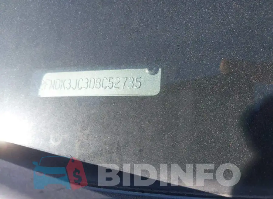 2FMDK3JC3DBC52735 Photo# 9