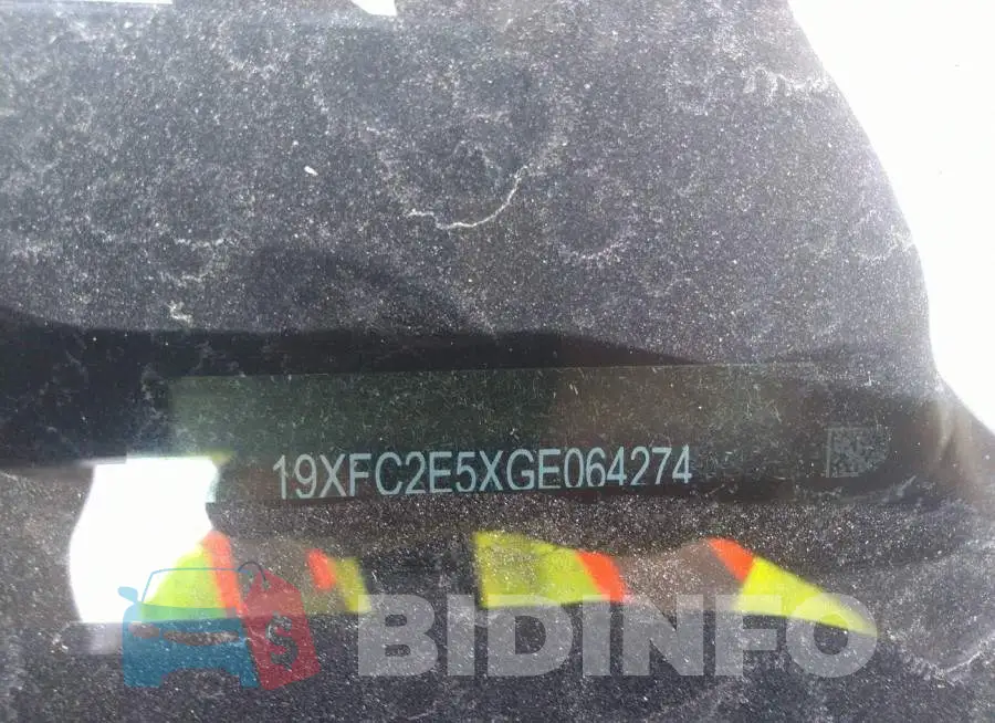 19XFC2E5XGE064274 Photo# 9