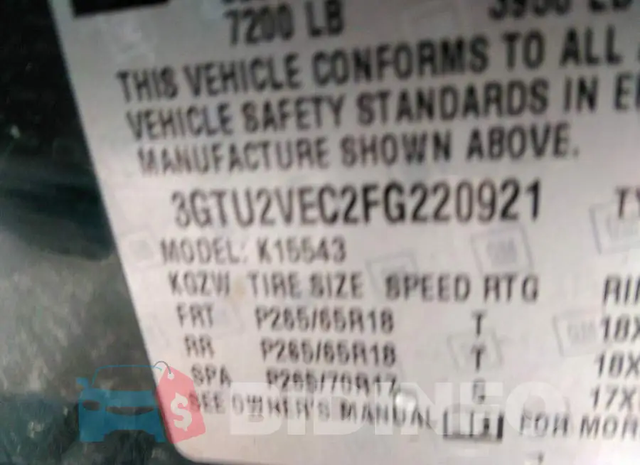 3GTU2VEC2FG220921 Photo# 9