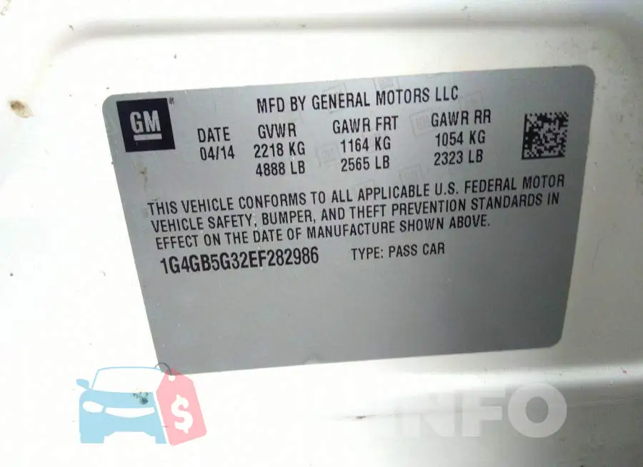 1G4GB5G32EF282986 Photo# 9