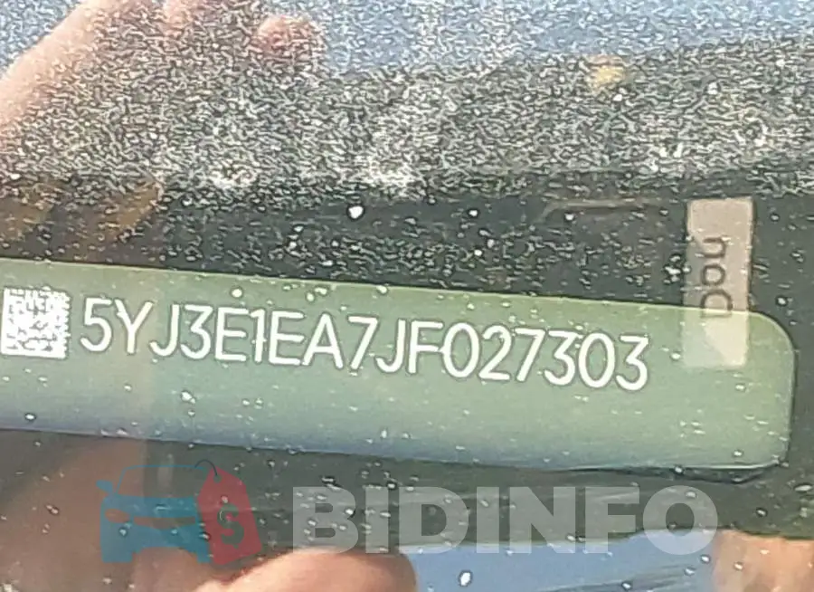 5YJ3E1EA7JF027303 Photo# 9