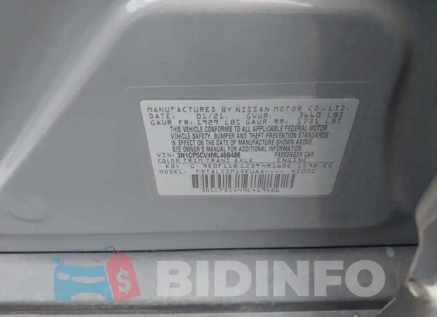 3N1CP5CV4ML469486 Photo# 9