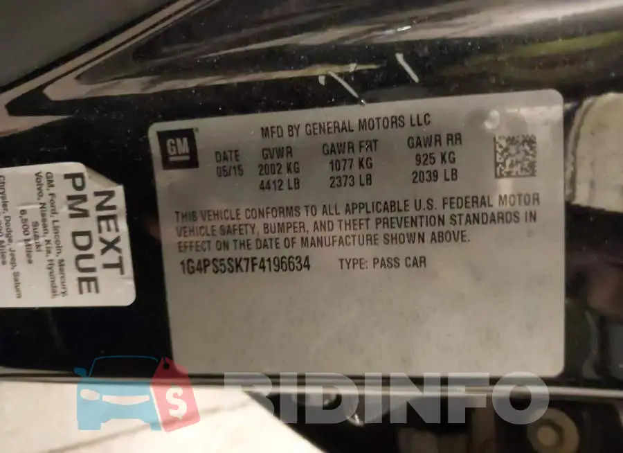 1G4PS5SK7F4196634 Photo# 9