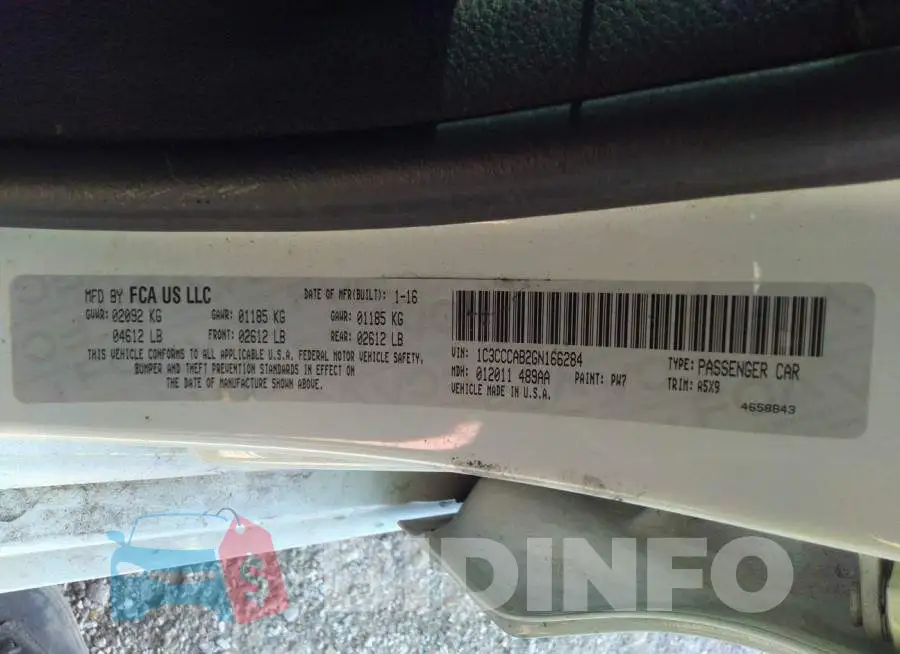 1C3CCCAB2GN166284 Photo# 9
