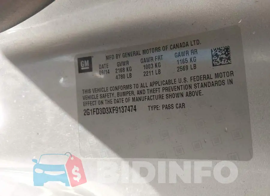 2G1FD3D3XF9137474 Photo# 9