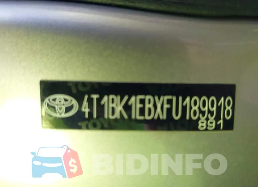 4T1BK1EBXFU189918 Photo# 9