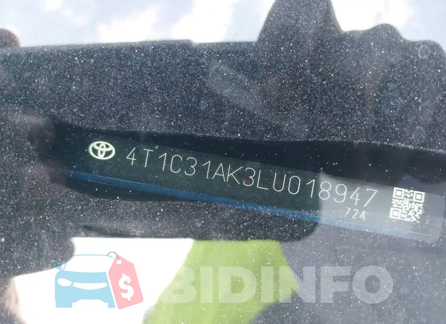4T1C31AK3LU018947 Photo# 9