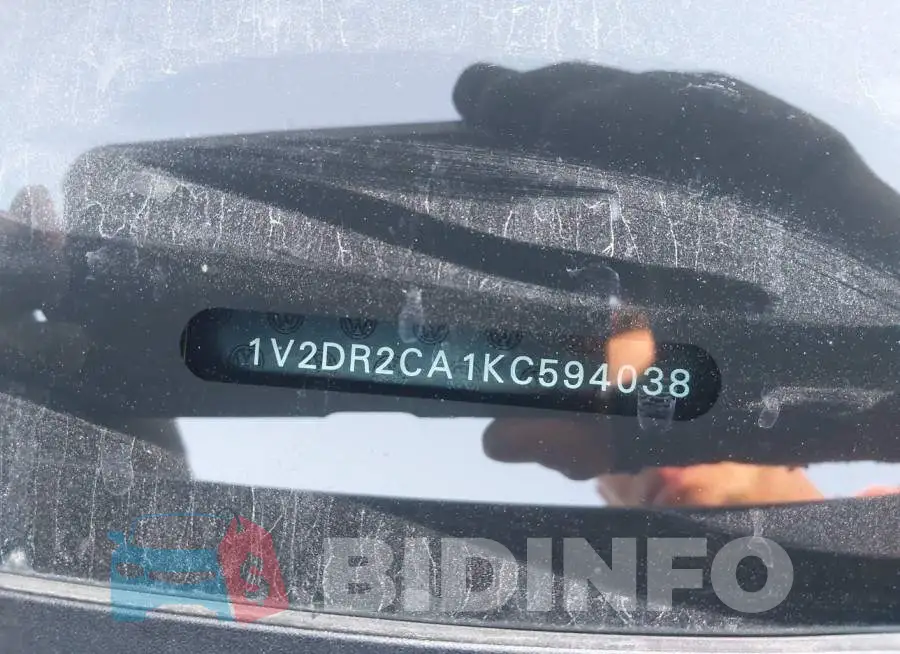 1V2DR2CA1KC594038 Photo# 9