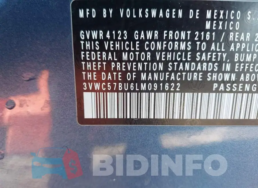 3VWC57BU6LM091622 Photo# 9
