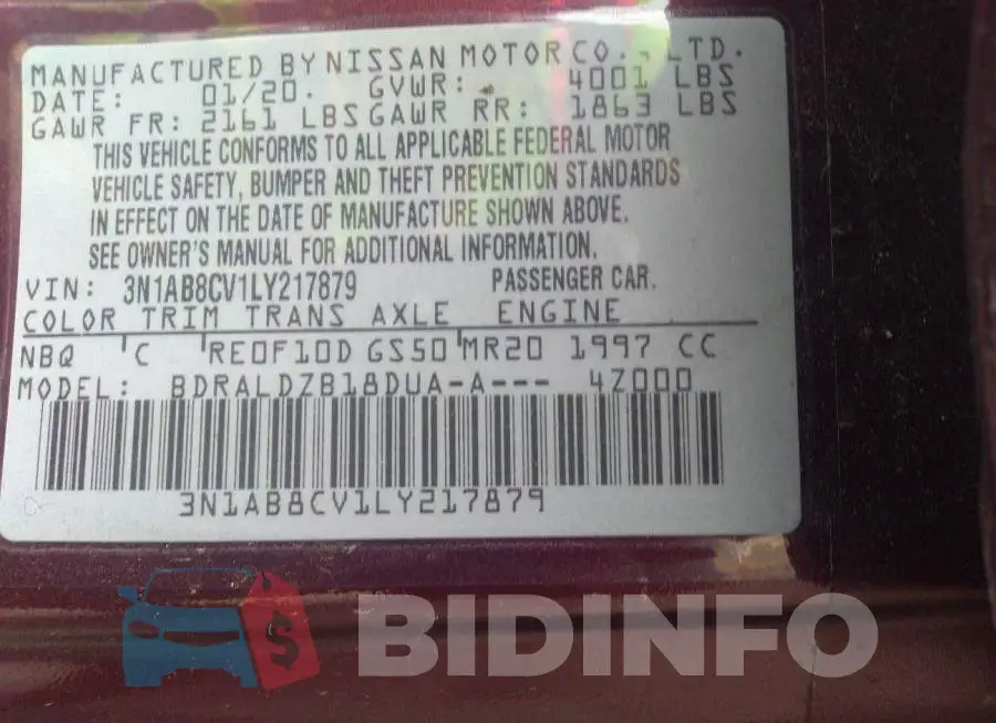 3N1AB8CV1LY217879 Photo# 9