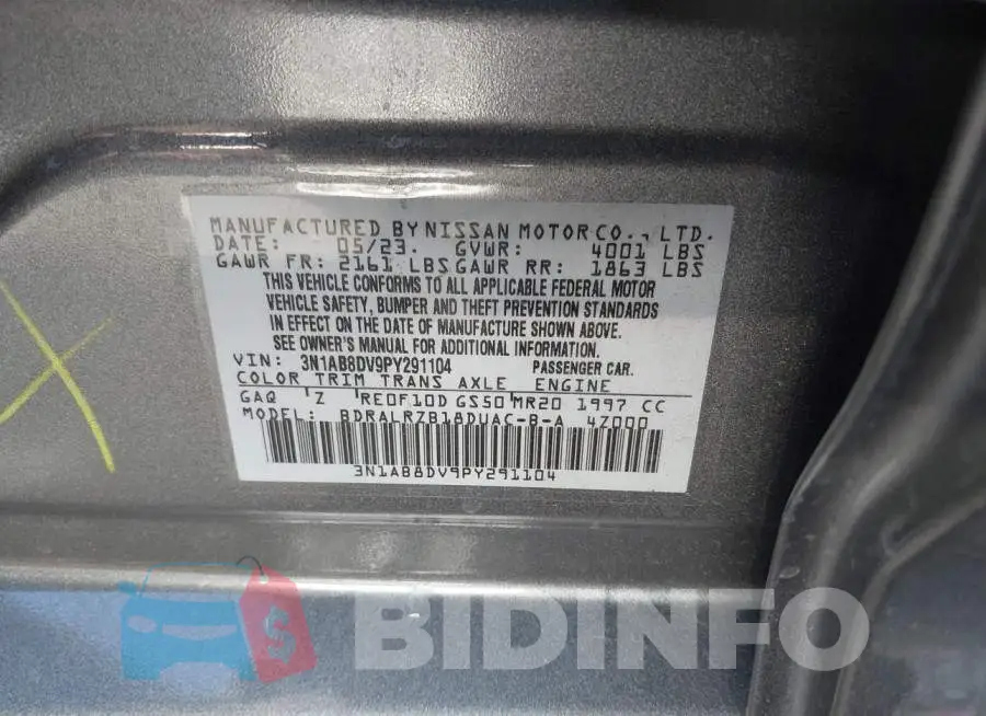 3N1AB8DV9PY291104 Photo# 9