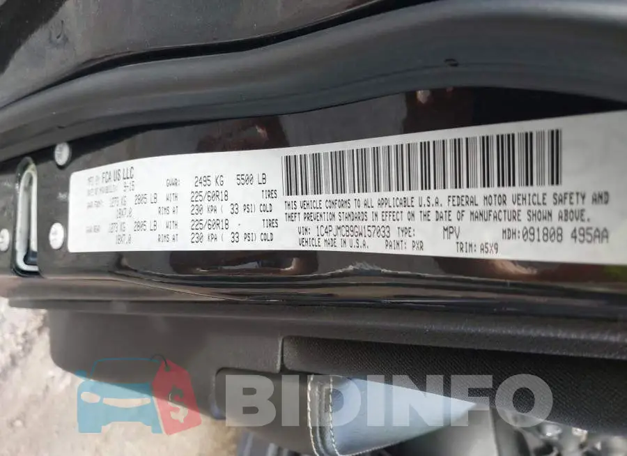 1C4PJMCB9GW157033 Photo# 9
