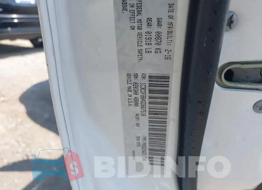 1C3CDFBB4GD667518 Photo# 9