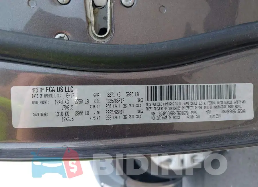 3C4PDCAB8HT691670 Photo# 9