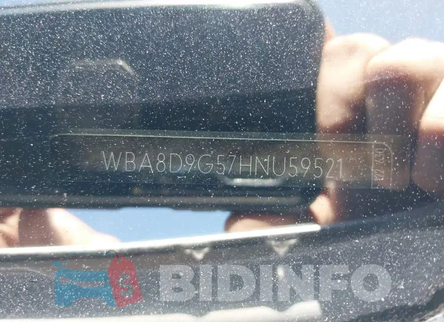 WBA8D9G57HNU59521 Photo# 9