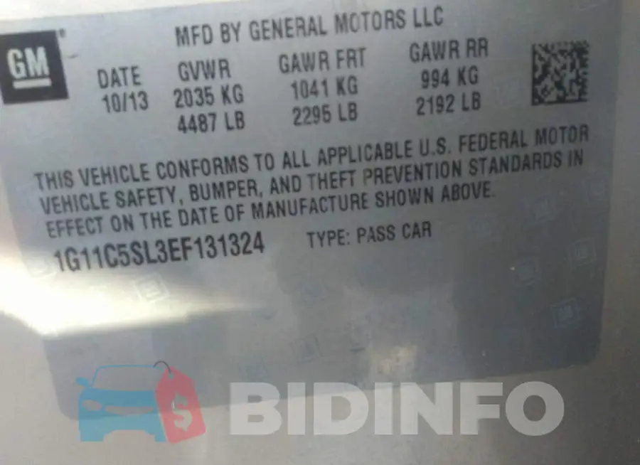 1G11C5SL3EF131324 Photo# 9