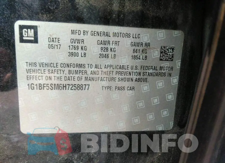 1G1BF5SM6H7258877 Photo# 9
