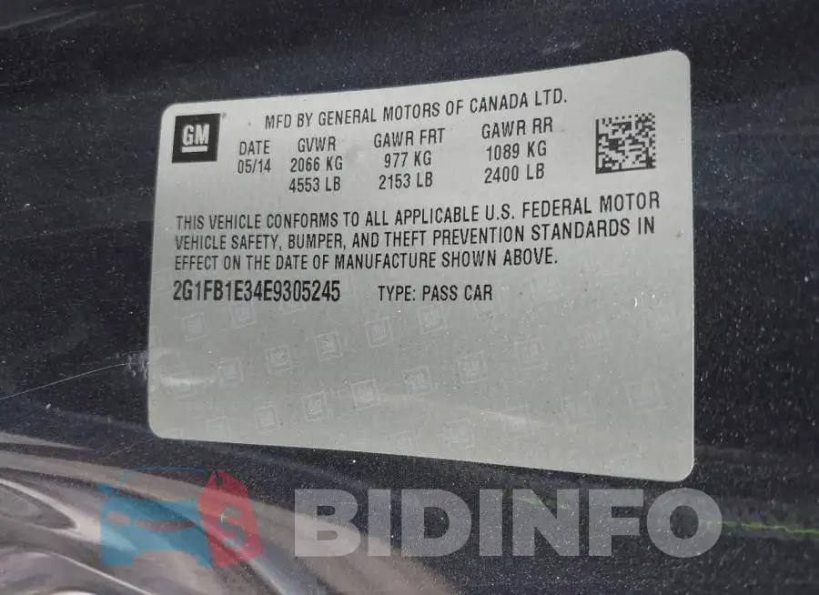 2G1FB1E34E9305245 Photo# 9
