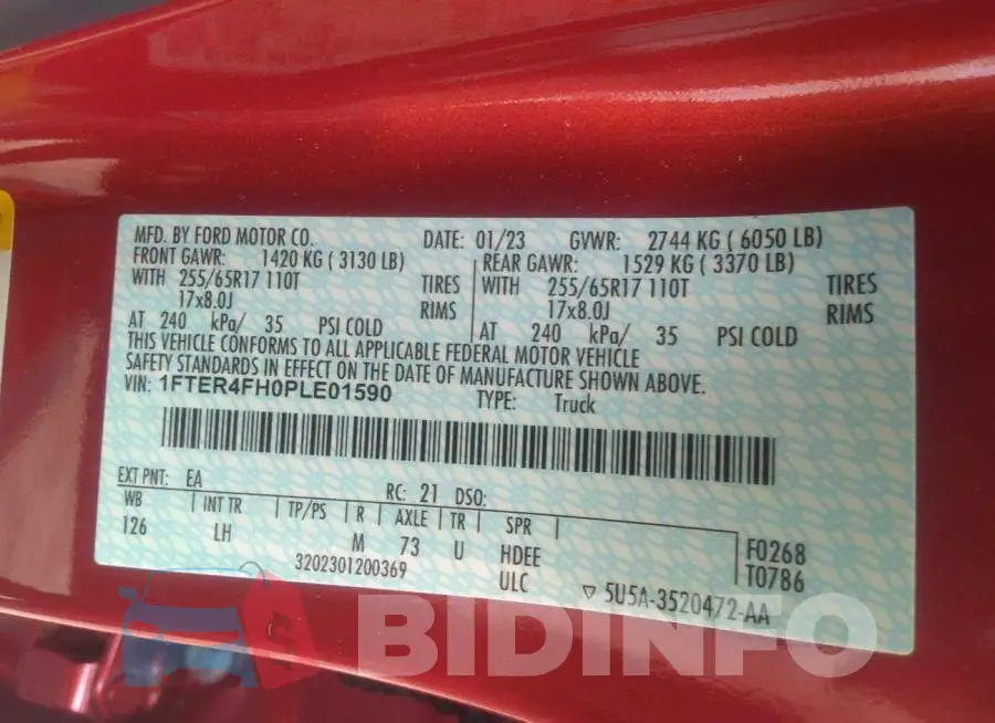 1FTER4FH0PLE01590 Photo# 9