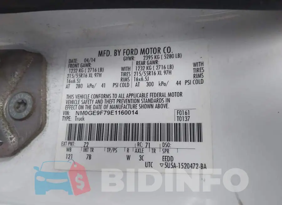 NM0GE9F79E1160014 Photo# 9