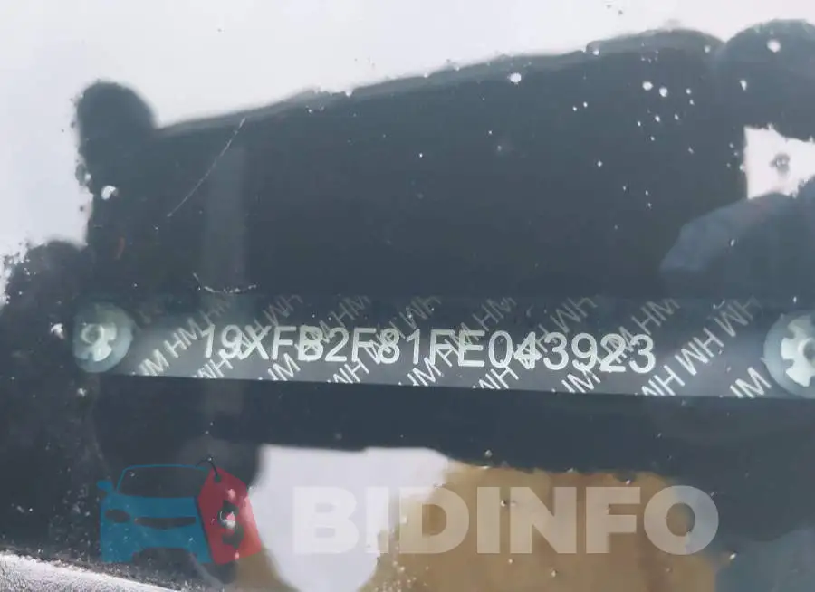19XFB2F81FE043923 Photo# 9
