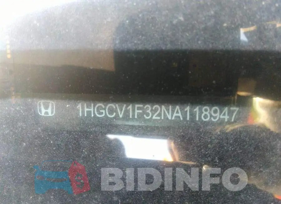 1HGCV1F32NA118947 Photo# 9