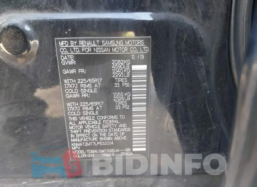 KNMAT2MT7LP532014 Photo# 9