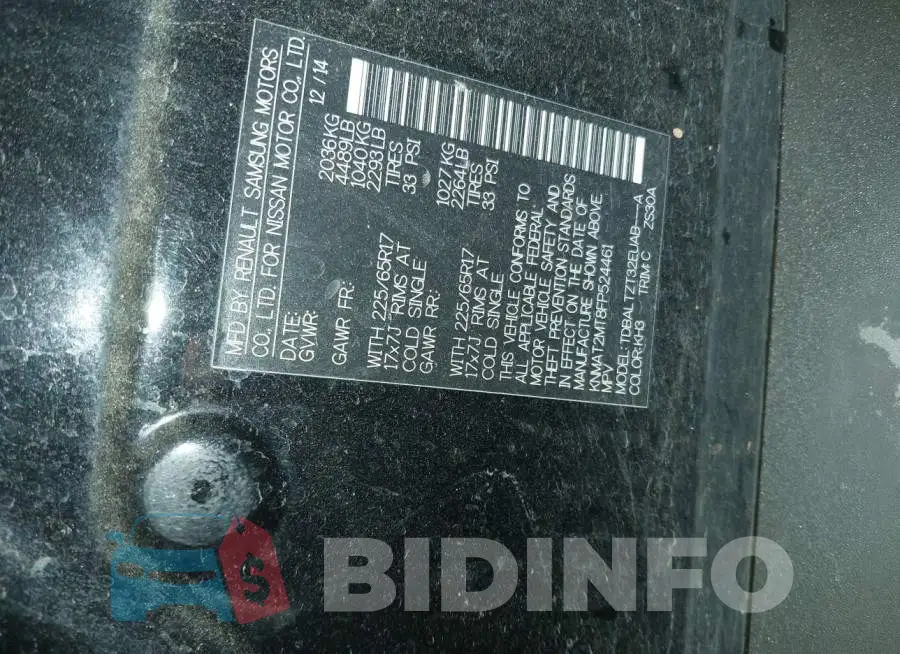 KNMAT2MT8FP524461 Photo# 9
