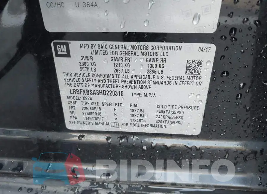 LRBFXBSA3HD220310 Photo# 9