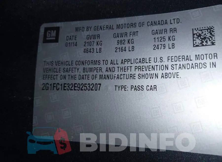 2G1FC1E32E9253207 Photo# 9
