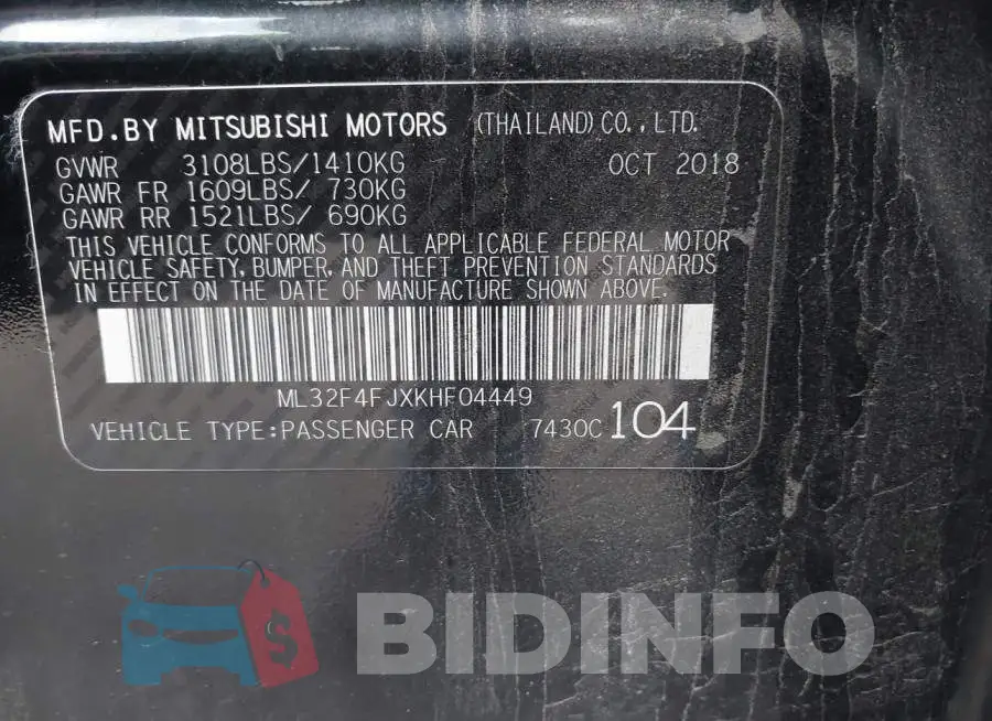 ML32F4FJXKHF04449 Photo# 9