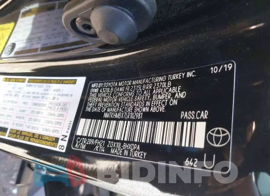 NMTKHMBX7LR102981 Photo# 9