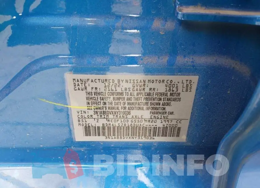 3N1AB8DVXNY319036 Photo# 9