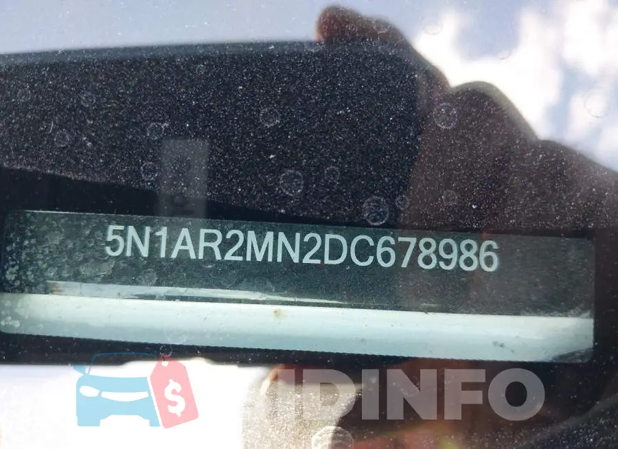 5N1AR2MN2DC678986 Photo# 9