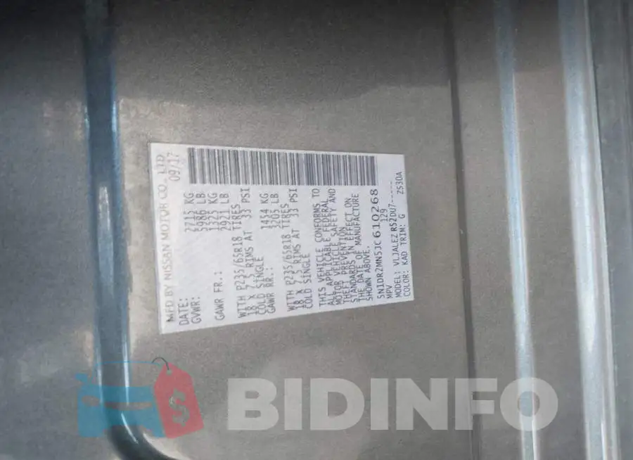 5N1DR2MN5JC610268 Photo# 9