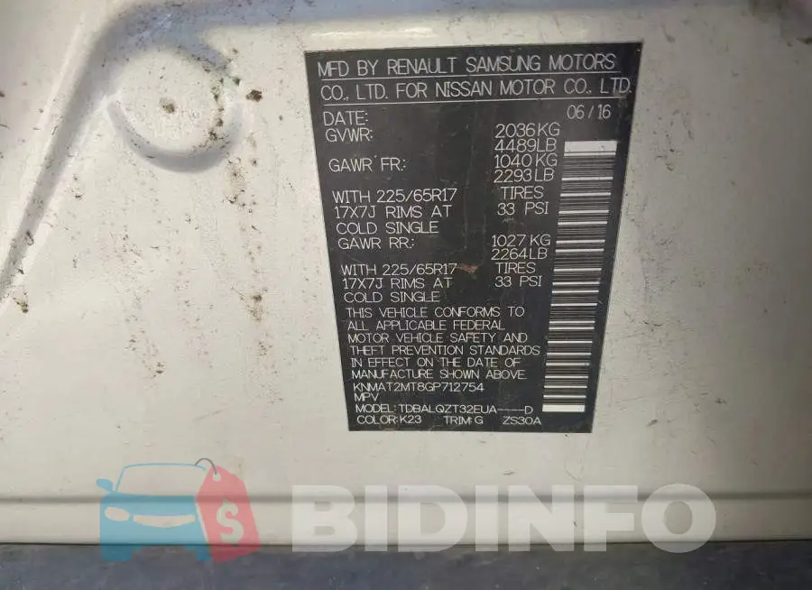 KNMAT2MT8GP712754 Photo# 9