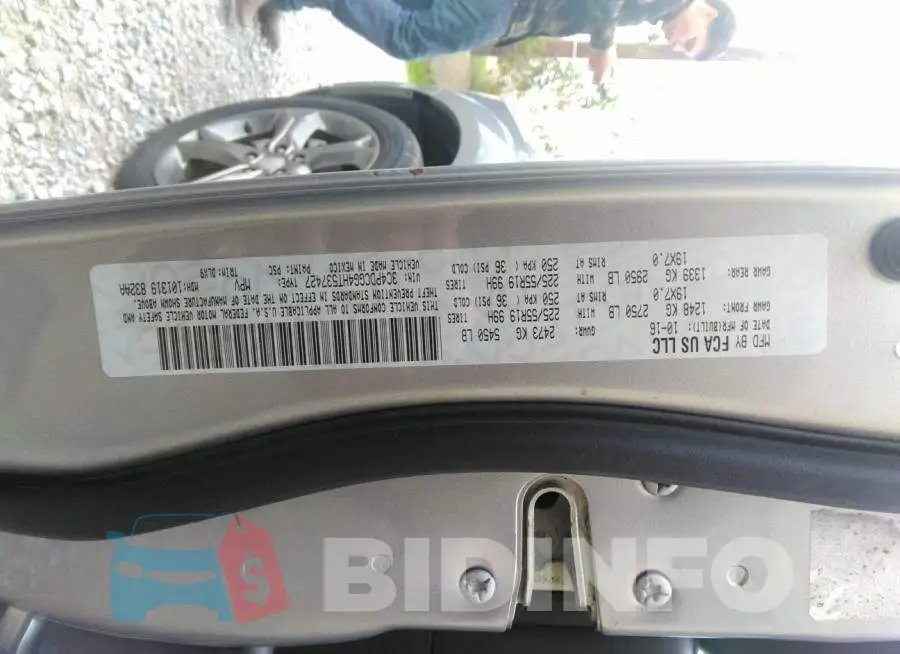 3C4PDCGG4HT537427 Photo# 9