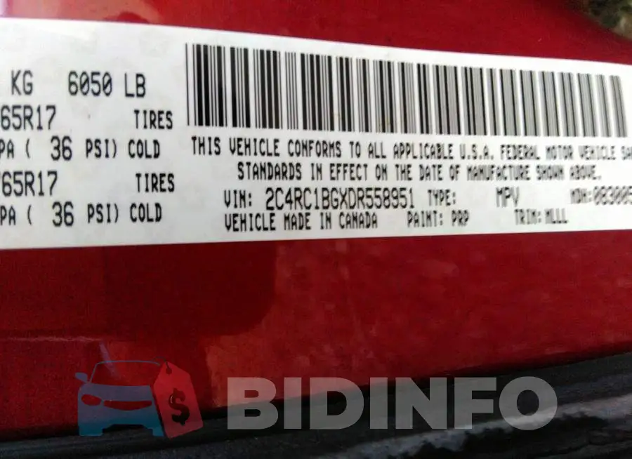 2C4RC1BGXDR558951 Photo# 9