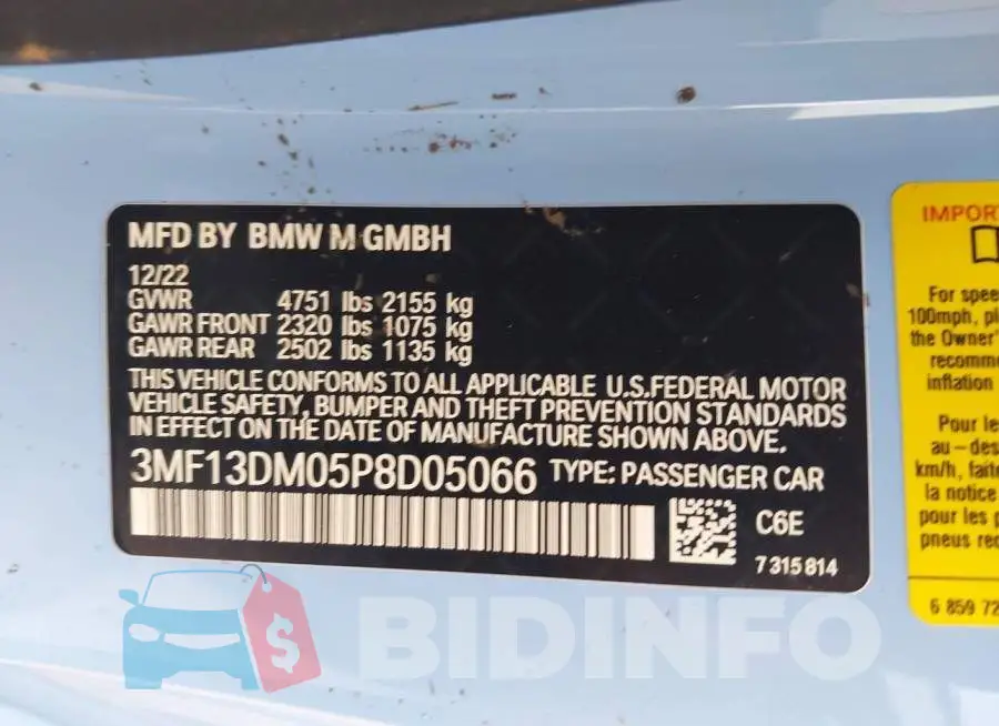 3MF13DM05P8D05066 Photo# 9