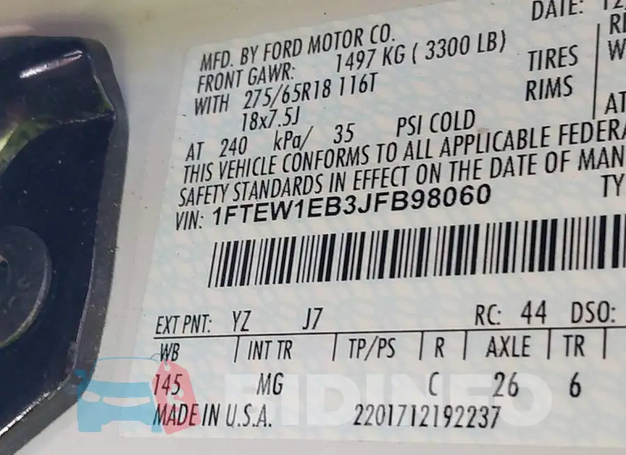 1FTEW1EB3JFB98060 Photo# 9
