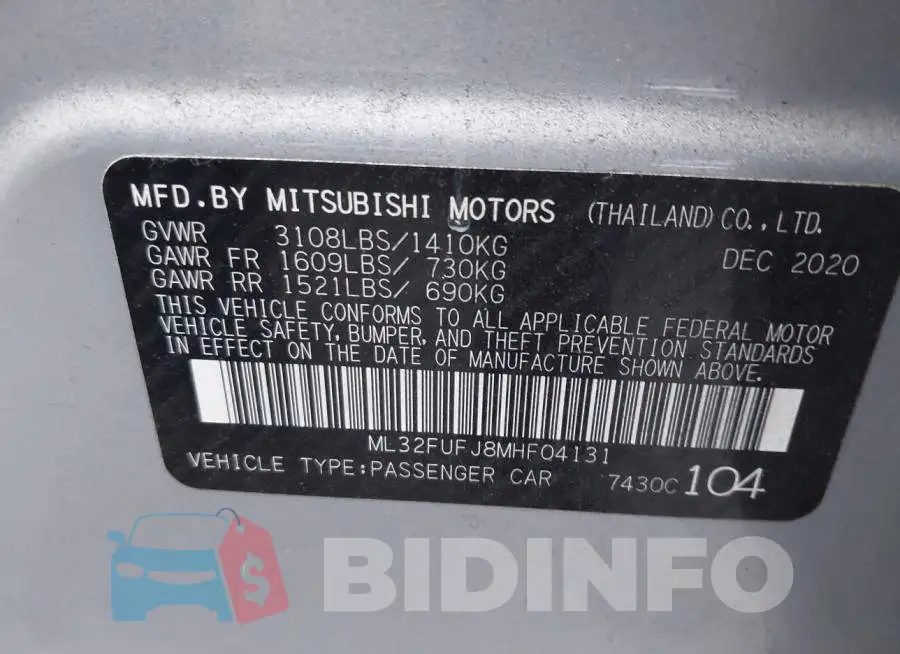 ML32FUFJ8MHF04131 Photo# 9