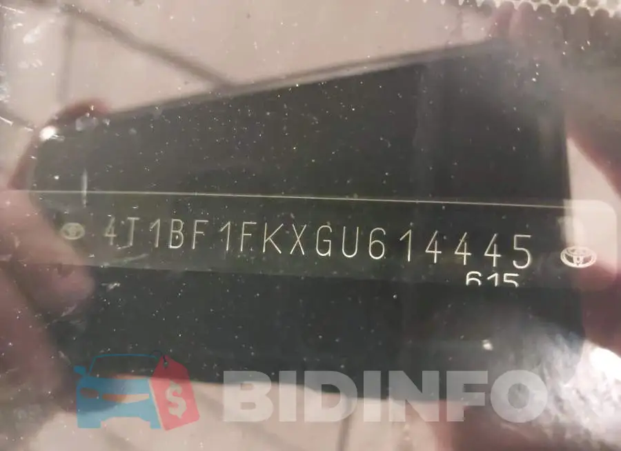 4T1BF1FKXGU614445 Photo# 9